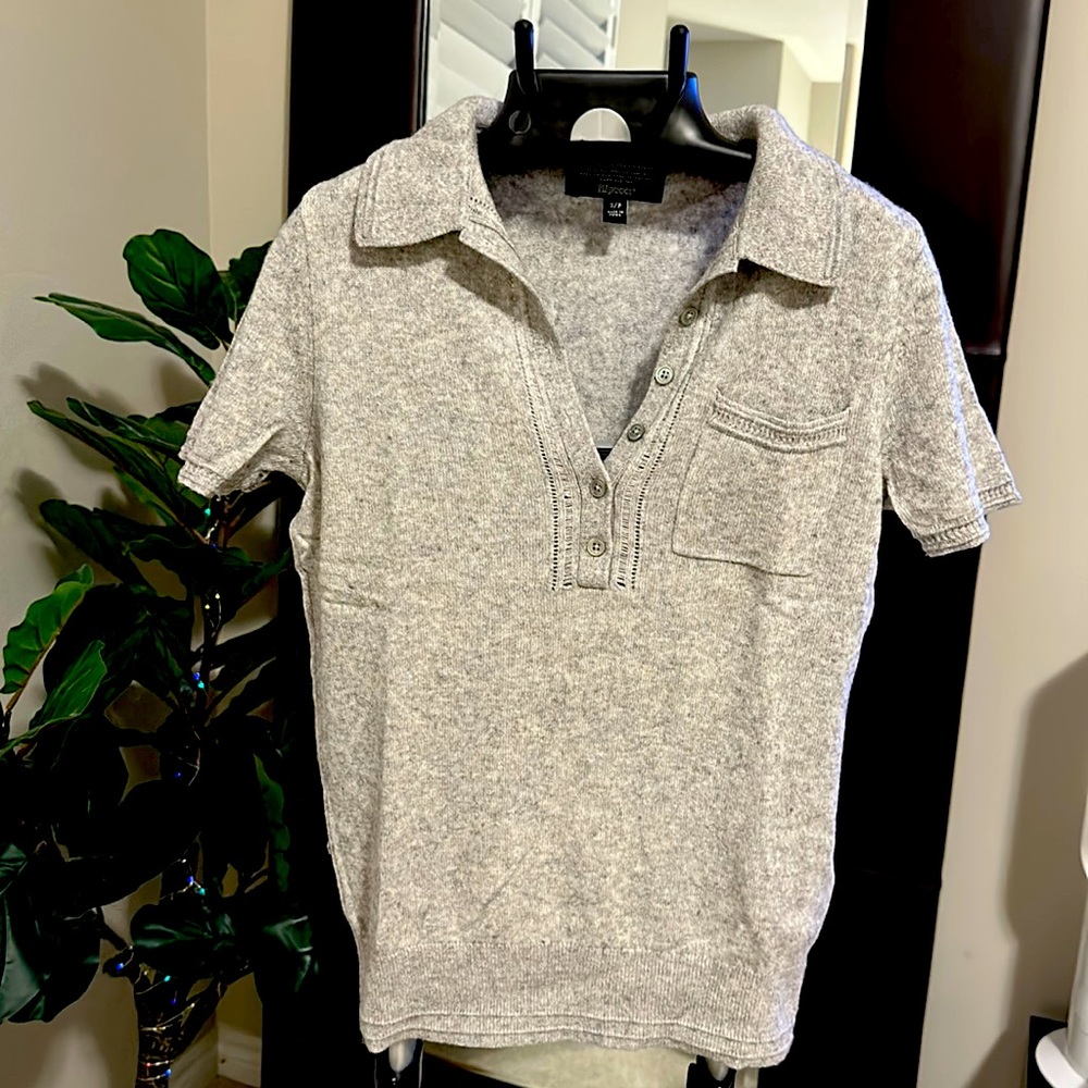 BR Cashmere Blend Polo Shirt